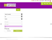 Tablet Screenshot of gandialia.com